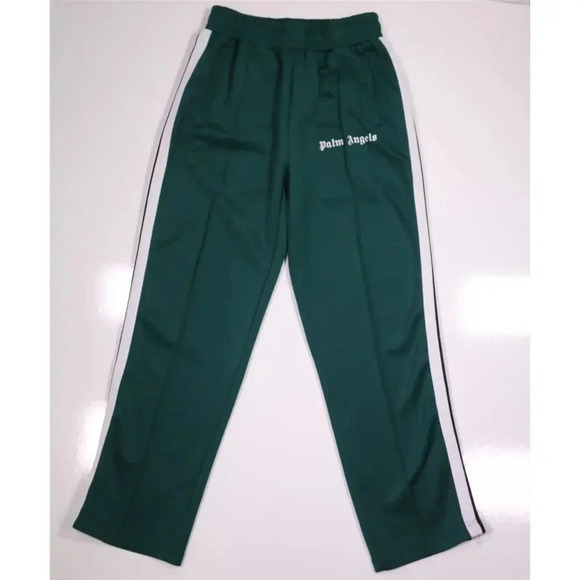 Palm Angels Green Track Pants *Missing Drawstring* Men's Large - Picture 4 of 10